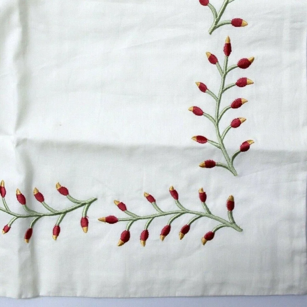 Pier 1 Imports One Floral Embroidered Euro Sham